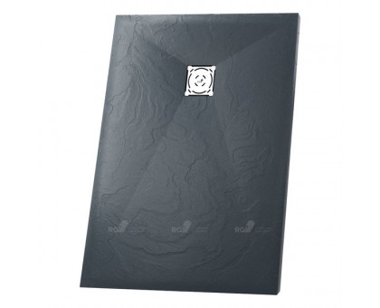 Душевой поддон RGW ST-G 100x120 см, прямоугольный, искусственный камень, графит