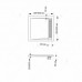 Душевой поддон RGW STM-W 80x80 см, квадратный, белый