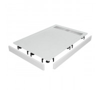 Душевой поддон RGW STM-W 90x120 см, прямоугольный, искусственный камень, белый (Комплект)